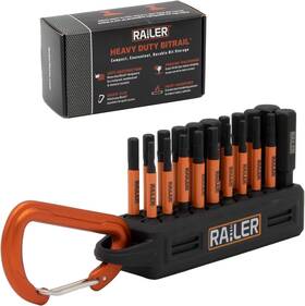 R2h20b2b Railer Allen Wrench Hex Bit Set 2 Inch Impact Driver 20pc Holder New
