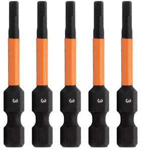 R2h30t-5 Railer 3mm Hex Drive Bit - Impact Grade S2 Steel 2 Inch Head Allen Wrench Dri