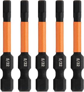 R2h532t-5 Railer Hex 5/32 Inch Impact Driver Bit - Allen Wrench Drill Bits