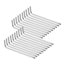Wby4152 Rannb 20 Pcs 4mm Hex Key Wrench Crv Steel 4.3 Inch Length Long Arm Ball End Tool