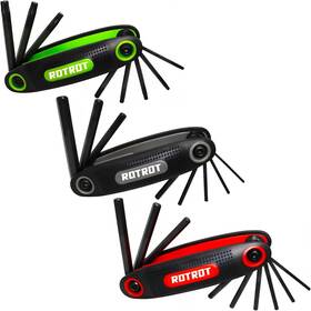 Mp-78310 Rdtrdt Folding Hex Key Set 25 Piece Allen Wrench Sae Metric Torx C