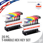 Ref16018-16019 Horusdy Sae Metric Handle Allen Wrench Hex Key Set With
