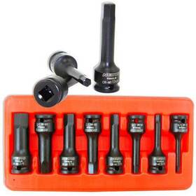 Rid 789611033156 1/2 Inch Drive Sae Standard Impact Hex Key Allen Wrench Bit Set