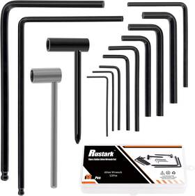 R-1345 Rustark 13pcs Guitar Allen Wrench Truss Rod Set 4mm And 5mm