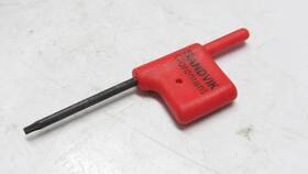 041-01 Sandvik 6 Pcs 5680 T7 #07 Torx Wrench Keys Flag Driver Red Handles