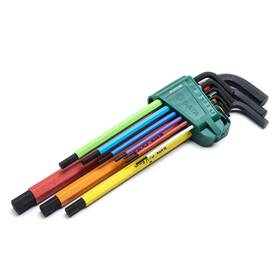 St09107chbsj Sata 891645125486 9-piece Hex Key Colored Set -
