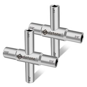 Sdstone 682601560673 Water Key Tool 4 Way Sillcock With Wrench Sizes Fits