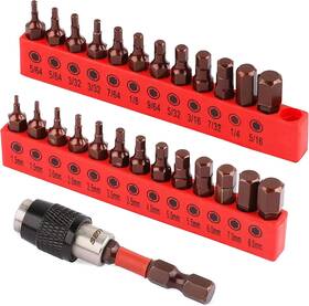 Sedy 744110788242 25-piece Hex Bit Set - Premium Allen Key Drill Durable Wrench Dri