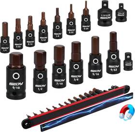 84082 Sedy Allen-wrench Hex Bit Socket Set 16-piece With Magnetic