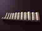 Sfs301 Snap-on Deep Chrome 6 Pt Socket Set Of 11 See Details In Description
