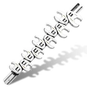 Sh165003eu Shall 3/8 Inch Flare Nut Wrench Set 10-piece Metric Crowfoot Chrome