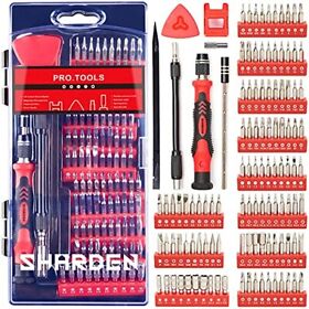 Sharden Precision Screwdriver Set 124 In 1 With 110 Bits Magnetic