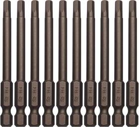 Sipulay-tools 445043330357 10pcs Hex Head Allen Wrench Drill Bits H4 4mm S2 Steel Magnetic Hexagon