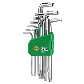 Sk 025141118049 9piece Allen Wrench Set Star Hex Ey Lshaped S2 Steel