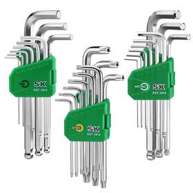 Sk 025141118056 27-piece Allen Wrench Set Metric/sae/star Hex Key L-shaped S2 Steel