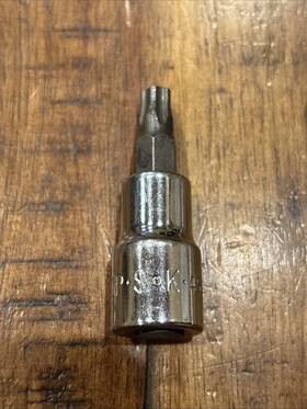 45340 Sk Tools 3/8 Inch Drive T40p Tamper Proof Torx Bit Socket One Size Usa #