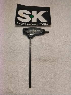 78106 Sk S-k 3mm T - Handle Double Hex 5 Inch Long