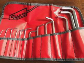 Aw1013k Snap-on Tools C-112b Hex Key Set Sae - Allen Wrenches 13pcs. Made In Usa