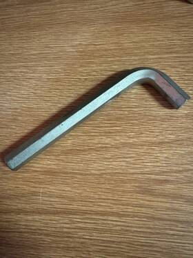 Aw18d Snap-on Genuine Usa 9/16 Inch Sae L-shaped Hex Allen Wrench Used