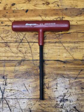 Awcg1620b Snap-on T-handle Hex Allen Driver 5/16 Inch New