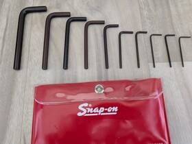 Ms1010k Snap-on 10 Piece Bristol L-shaped Multi Spline Wrench From 0.291 Inch To 0.060 With C