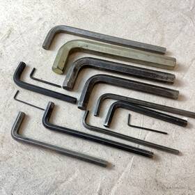 Sw14 Snap-on 19mm 17mm Elora Allen Unbrako Etc. Large Hex Wrench Set