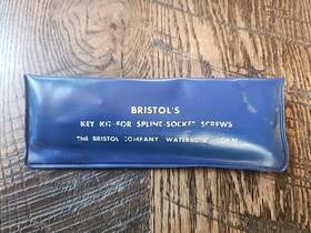Sl-607 Spline Bristols Vintage Inch L Key Set Nice