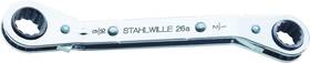 41552428 Stahlwille 018754116270 Ratchet Ring Spanner No. 26a - 3/8 X 7/16 Reversible Bi-hexagon A