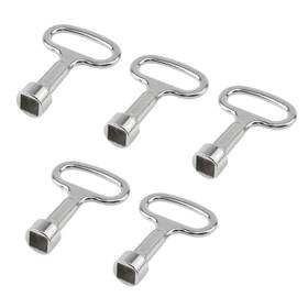 T Tulead 680577988996 5pcs Square Key Small Cabinet Keys Socket Wrench 2 Inch 1.5 For Drawerse