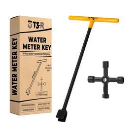 T3-r 860009399198 Water Meter Key 17 Inch 4way Multifunctional Utility Included Strong S