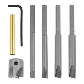 Tackpro 705346344169 Pen Mill Set 7 Pc Barrel Trimming System With 3/4 Inch Cutting Head 7mm 8mm