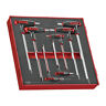 Tedhex7 Teng Tools Piece Handle Hex Key Set In Eva Tray
