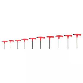 Tekton 313041185101 Flat End Hex T-handle Key Set 10-piece 2-10 Mm