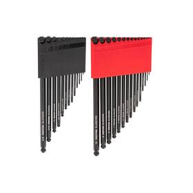 Tekton 313103697603 0.050 Inch - 3/8 1.3-10 Mm Ball End Hex L-key Set With Holder 28-piece