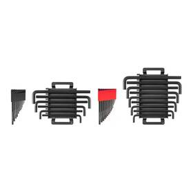 Tekton 744759037992 Flat End Hex L-key Set With Holders And Racks 43-piece 0.050-3/4 Inch 1.3-19 M