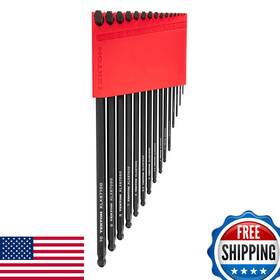 B0clbty6pj Tekton Short Arm Ball End Hex L-key Set Holder 15-piece 1.3-10 Mm Klx91213