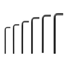 Klx90101 Tekton Hex Key Sets Flat End L- 6-piece 7/16-3/4 Inch High-visibility Laser