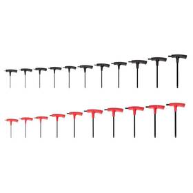 Ktx90301 Tekton Ball End Hex T-handle Key Set 21-piece 5/64-3/8 Inch 2-10 Mm