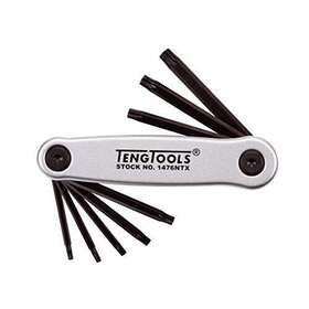 Tx40 Teng Tools 020385051591 8 Piece Industrial Grade Retractable Torx Key/allen Wrench Set Tx9 - 1