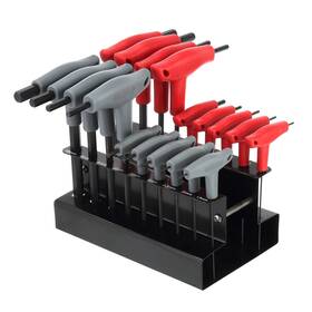 Tw50033g Test Rite Products Hyper Tough 18pc T-handle Ball End Hex Key Set