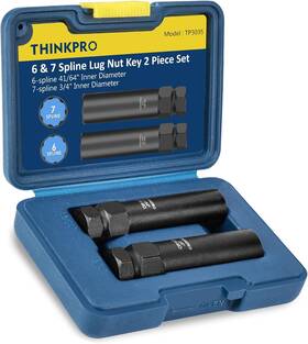 Tp3035 Thinkpro 6 And 7 Spline Lug Nut Key Set 2 Piece Socket