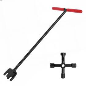 A2025060250tb01 Tiboo Day 16 Inch Water Meter Key Enforced Steel Shut Off Tool T-handle Met