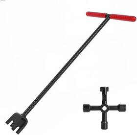 Tb202509017001 Tiboo Day 24 Inch Water Meter Key Enforced Steel Shut Off Tool T-handle Met