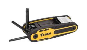 Titan 802090127724 12772 8-piece Locking Folding Star Key Set