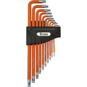 5-lobe Titan Tamper-resistant Star Key Set 10-pc Model# 12734 5-lobe Titan Tamper-resistant Star Key Set 10-pc Model# 12734