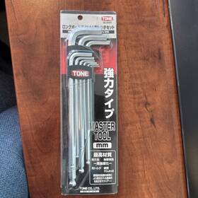 Bl900 Tone Long Ball Point Hex Key Wrench L-type Set Made In Japan New