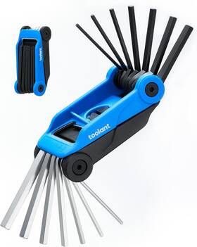 Ta01055026 Toolant 14pcs Folding Allen Wrenches Sets Metric And Sae Key Set 2mm- 6mm