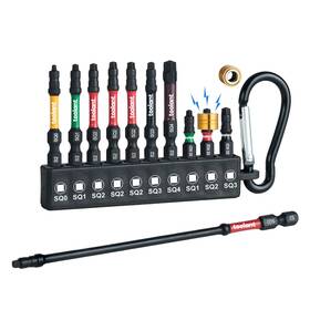 Ta01074001 Toolant Square Drive Bit Set Impact Driver Bits S2 Steel 11pcs Sq0-4