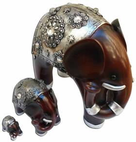 204-1325-yx Toolusa 886461193204 Fancy Elephants 3 Sizes Pack Of 1 -