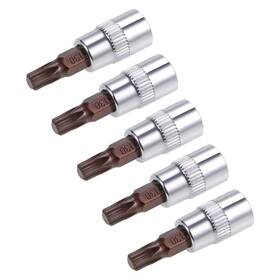 W10588ap5-fbapzus-1-t6 Top-vigor 5pcs Torx Bit Socket 1/4 Inch Drive X T30 Cr-v Key 5pc